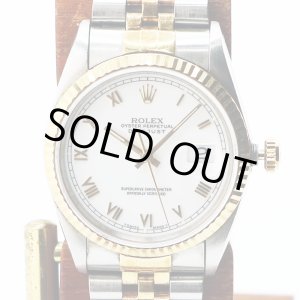 画像: ロレックス　デイトジャスト　１６２３３　金ローマン白文字盤　Ｓ盤（９３年）