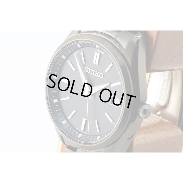 セイコー　セレクション 電波ソーラー ＳＢＴＭ３２５ 黒文字盤　サイド拡大