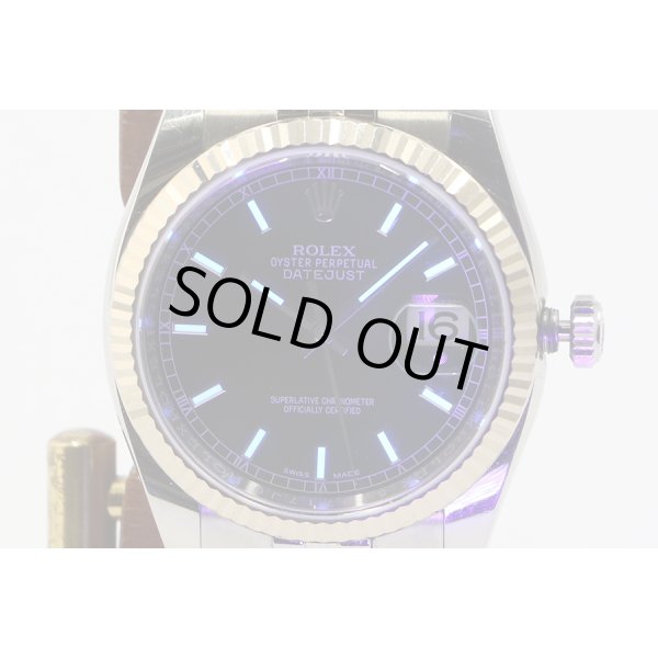 ロレックス　デイトジャスト　１１６２３４　黒文字盤　ランダムシリアル　ライト