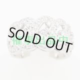 画像: ミキモト PT950 ダイアイリリング 0.97ct 12.30g