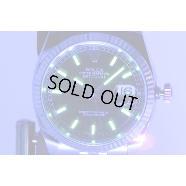 ロレックス　デイトジャスト　１１６２３４　黒文字盤　ランダムシリアル　ライト