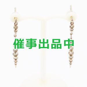 画像: カシケイ　K18BG ネイキッド ダイアイリピアス 1.00ct 3.70g