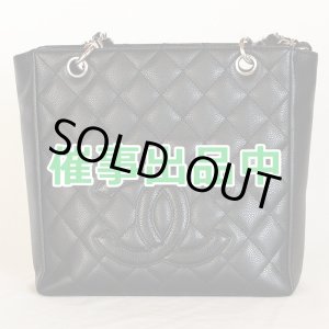 画像: シャネル PST チェーントートバック A20994 ブラック/SIV金具