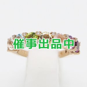 画像: ポンテヴェキオ　K18PG マルチストーンダイアイリリング 0.08ct 4.50g