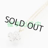 画像: ティファニー　PT950/750YG クルーシフォーム ダイアイリペンダントネックレス 2.20g