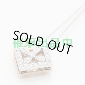 画像: ミキモト　K18WG/PG ダイアイリペンダントネックレス 0.25ct 0.71ct 11.40g
