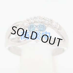 画像: PT900 ダイアイリリング 0.50ct 4.40g