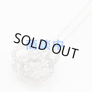 画像: K18WG ダイアイリペンダントネックレス 0.75ct 4.30g