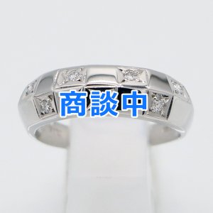 画像: PT900 ダイアイリリング 0.14ct 5.50g