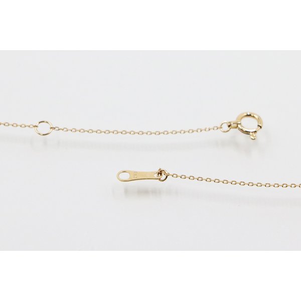 ヴァンドーム　K18 ダイアイリネックレス 1.20g　留め具外したイメージ(2)