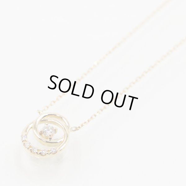 ヴァンドーム　K18 ダイアイリネックレス 1.20g