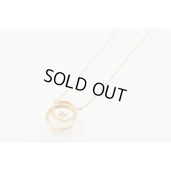 ヴァンドーム　K18 ダイアイリネックレス 1.20g　裏面