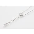 タサキ　K18WG ダイアイリペンダントネックレス 0.19ct 2.50g　裏面