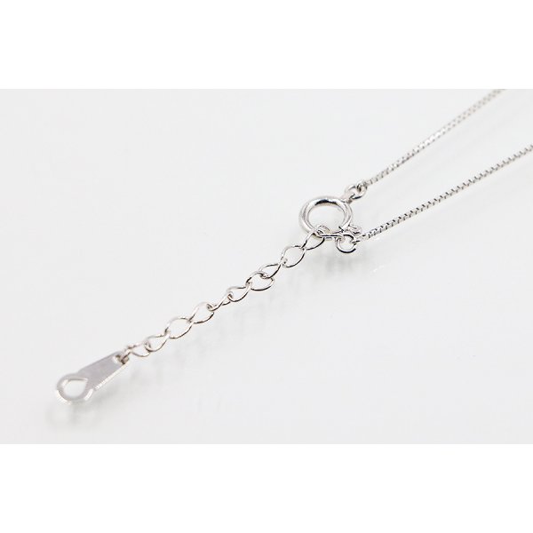 タサキ　K18WG ダイアイリペンダントネックレス 0.19ct 2.50g　裏面