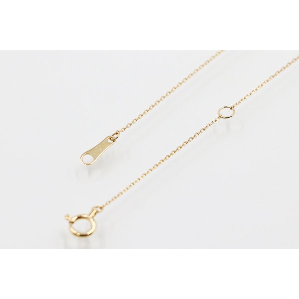 ヴァンドーム　K18 ダイアイリネックレス 1.20g　留め具外したイメージ