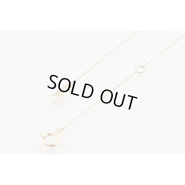 ヴァンドーム　K18 ダイアイリネックレス 1.20g　留め具外したイメージ