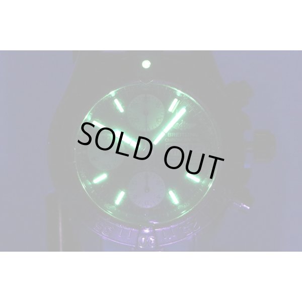 ブライトリング　スーパーオーシャン　クロノグラフ　Ａ１３３４０　紺文字盤　ライト暗闇