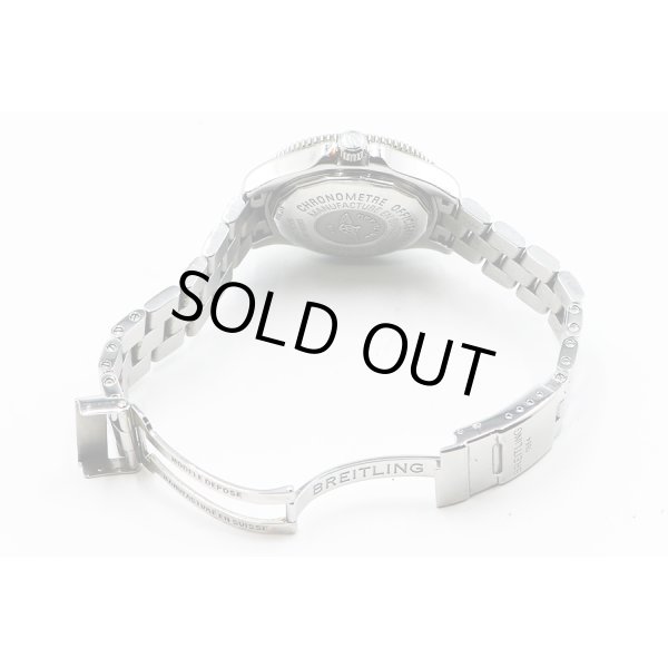 ブライトリング　スーパーオーシャン４２　Ａ１７３６４　黒文字盤　オレンジリング　ブレス