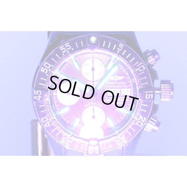 ブライトリング　スーパーオーシャン　クロノグラフ　Ａ１３３４０　紺文字盤　ライト