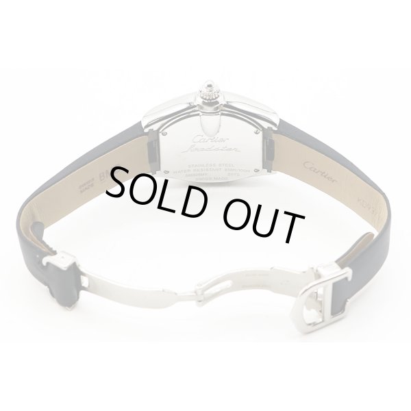 カルティエ　ロードスターＳＭ　Ｗ６２０１６　２６７５　銀文字盤　替えベルト状態