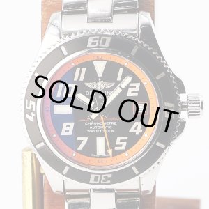 画像: ブライトリング　スーパーオーシャン４２　Ａ１７３６４　黒文字盤　オレンジリング