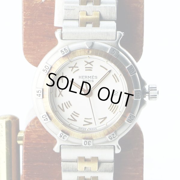 エルメス　キャプテンニモ　白文字盤