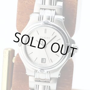 画像: グッチ　ＧＱ９０４０Ｌ　銀文字盤