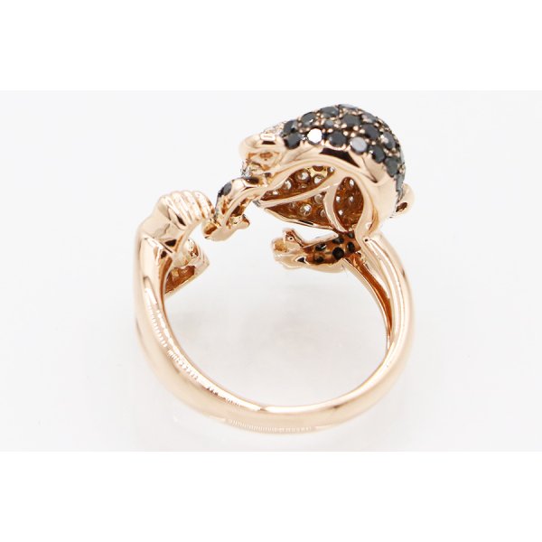 K18PG ダイアイリリング 1.55ct 7.70g　内側