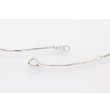 K18WG/PT900 エメラルドダイアイリペンダントネックレス 0.95ct 0.66ct 6.40g　留め具外したイメージ(2)