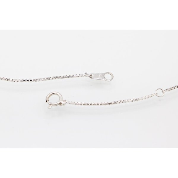 K18WG/PT900 エメラルドダイアイリペンダントネックレス 0.95ct 0.66ct 6.40g　留め具外したイメージ(2)