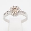K18WG ダイアイリリング 1.00ct 5.00g