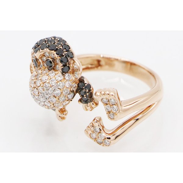 K18PG ダイアイリリング 1.55ct 7.70g