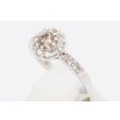 K18WG ダイアイリリング 1.00ct 5.00g　サイド