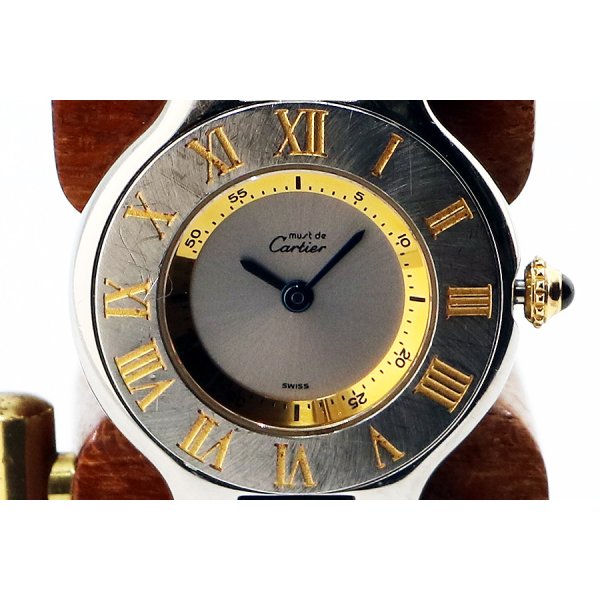 カルティエ　マスト２１　コンビ　１３４０　表面拡大