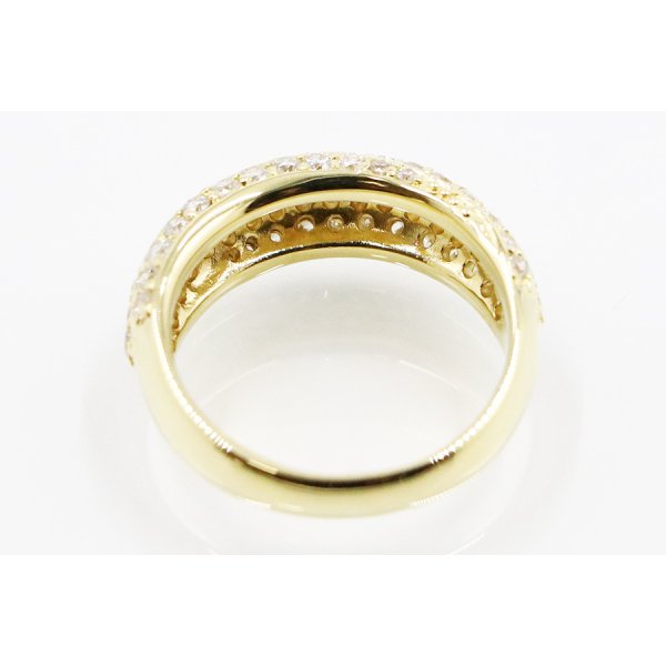 K18 ダイアイリリング 1.04ct 6.90g　内側