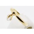 K18 ダイアイリリング 0.44ct 3.40g　サイド