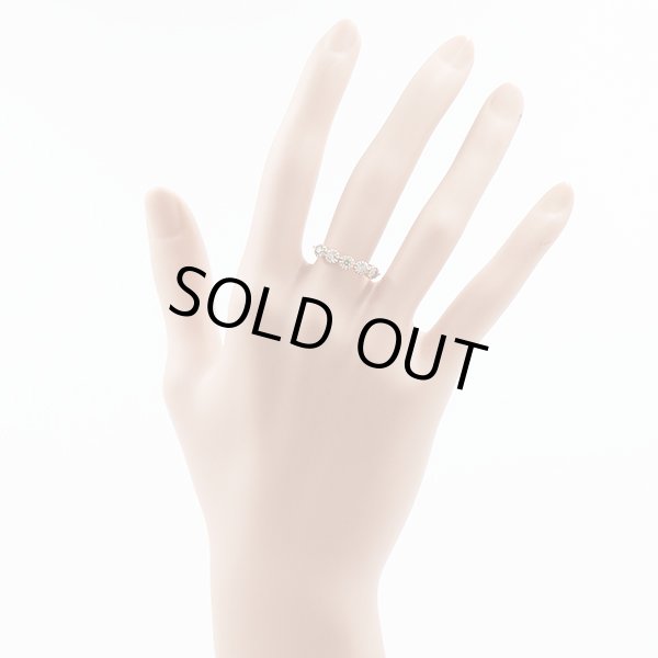 K18PG ダイアイリリング 0.50ct 2.80g　装着イメージ