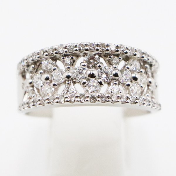 PT900 ダイアイリリング 0.80ct 6.10g