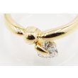K18 ダイアイリリング 0.44ct 3.40g　拡大