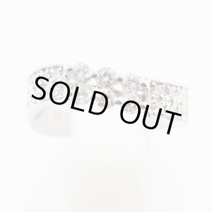 画像: K18WG ダイアイリリング 0.85ct 6.90g