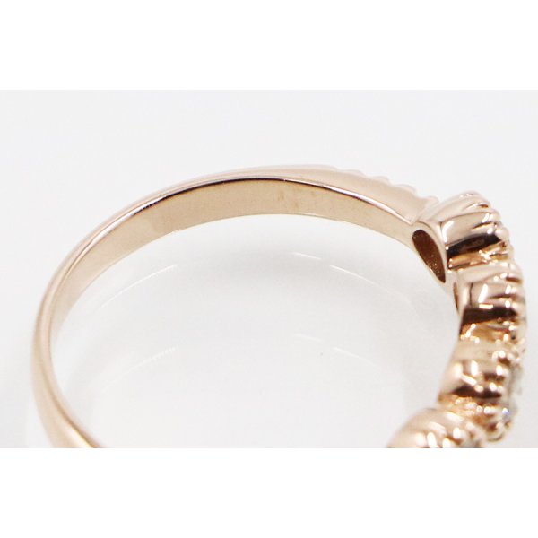 K18PG ダイアイリリング 0.50ct 2.80g