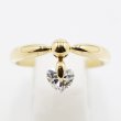 K18 ダイアイリリング 0.44ct 3.40g