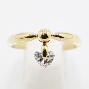 画像: K18 ダイアイリリング 0.44ct 3.40g