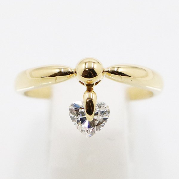 K18 ダイアイリリング 0.44ct 3.40g