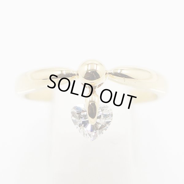 K18 ダイアイリリング 0.44ct 3.40g