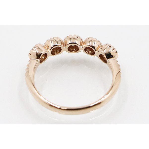 K18PG ダイアイリリング 0.50ct 2.80g　内側