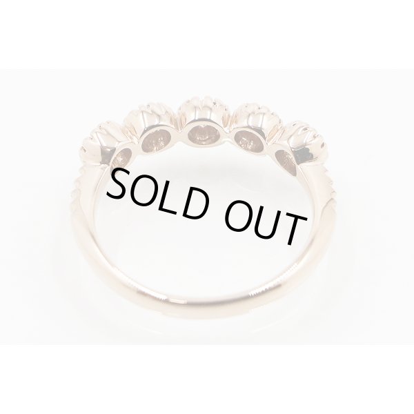 K18PG ダイアイリリング 0.50ct 2.80g　内側