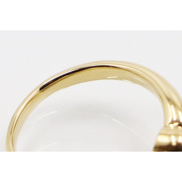 K18 ダイアイリリング 0.44ct 3.40g