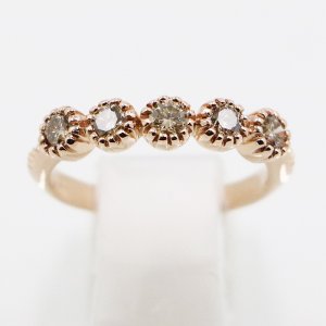 画像: K18PG ダイアイリリング 0.50ct 2.80g