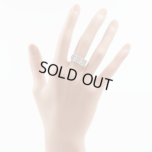 PT900 ダイアイリリング 0.80ct 6.10g　装着イメージ